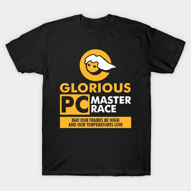 Glorious PC Gaming Master Race T-Shirt by hnmarart
